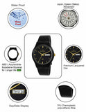 Maxima FIBER Men Black Dial Analogue Watch - 02244PPGW