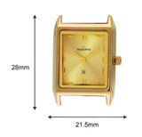 Maxima GOLD Women Beige Dial Analogue Watch - 06117CMLY