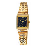 Maxima GOLD Women Black Dial Analogue Watch - 06126CMLY