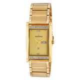 Maxima GOLD Men Gold Dial Analogue Watch - 15203CMGY