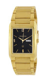 Maxima GOLD Men Black Dial Analogue Watch - 22183CMGY