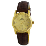 Maxima GOLD Women Gold Dial Analogue Watch - 24494LMLY