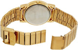 Maxima GOLD Men Ivory Dial Analogue Watch - 25036CMGY