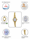 Maxima GOLD Women Silver Dial Analogue Watch - 29375BMLY