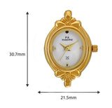 Maxima GOLD Women White Dial Analogue Watch - 29376BMLY