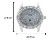 Maxima SWAROVSKI Women Silver Dial Analogue Watch - 29557CMLI