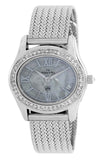 Maxima SWAROVSKI Women Silver Dial Analogue Watch - 29557CMLI