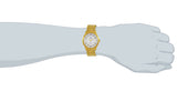 Maxima GOLD Men White Dial Analogue Watch - 34655CMGY