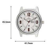 Maxima E-CO Men White Dial Analogue Watch - 38741LMGI