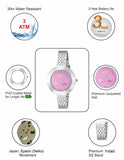 Maxima E-CO Women Pink Dial Analogue Watch - 39651CMLI