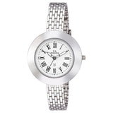 Maxima E-CO Women White Dial Analogue Watch - 39655CMLI