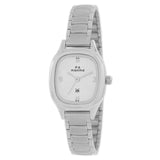 Maxima E-CO Women Silver Dial Analogue Watch - 39993CMLI