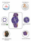 Maxima ATTIVO Women Purple Dial Analogue Watch - 41280LMLI