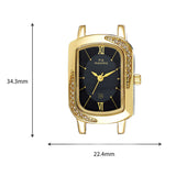 Maxima GOLD Women Black Dial Analogue Watch - 41421CMLT