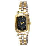 Maxima GOLD Women Black Dial Analogue Watch - 41421CMLT