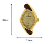 Maxima GOLD Women Gold Dial Analogue Watch - 42061BMLY