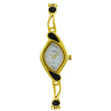 Maxima GOLD Women White Dial Analogue Watch - 42063BMLY