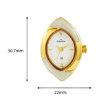 Maxima GOLD Women White Dial Analogue Watch - 42080BMLY