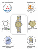 Maxima GOLD Women Gold Dial Analogue Watch - 43017CMLT