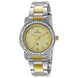 Maxima GOLD Women Gold Dial Analogue Watch - 43017CMLT