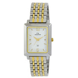 Maxima GOLD Men White Dial Analogue Watch - 43131CMGT