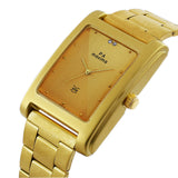 Maxima GOLD Men Gold Dial Analogue Watch - 43235CMGY