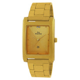 Maxima GOLD Men Gold Dial Analogue Watch - 43235CMGY