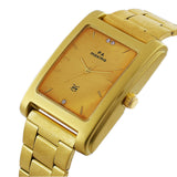 Maxima GOLD Men Gold Dial Analogue Watch - 43236CMGY