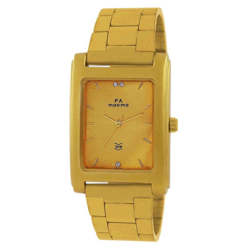 Buy online Maxima Gold Analog Watch For Men from Watches for Men by Maxima  for ₹1799 at 5% off | 2024 Limeroad.com