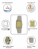 Maxima E-CO Men Gold Dial Analogue Watch - 43341CMGT