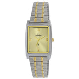 Maxima E-CO Men Gold Dial Analogue Watch - 43344CMGT