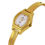 Maxima GOLD Women White Dial Analogue Watch - 43560BMLY