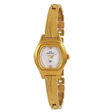 Maxima GOLD Women White Dial Analogue Watch - 43560BMLY