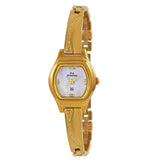 Maxima GOLD Women White Dial Analogue Watch - 43563BMLY