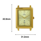 Maxima GOLD Men Gold Dial Analogue Watch - 43991CMGY