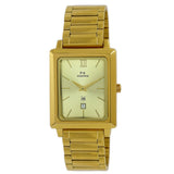 Maxima GOLD Men Gold Dial Analogue Watch - 43991CMGY