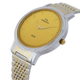 Maxima GOLD Men Gold Dial Analogue Watch - 47031CMGT