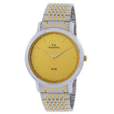 Maxima GOLD Men Gold Dial Analogue Watch - 47031CMGT