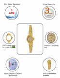 Maxima GOLD Women Gold Dial Analogue Watch - 47192BMLY