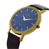 Maxima GOLD Men Blue Dial Analogue Watch - 47621LMGY