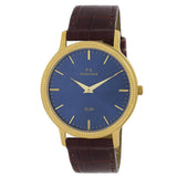 Maxima GOLD Men Blue Dial Analogue Watch - 47621LMGY