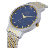 Maxima GOLD Men Blue Dial Analogue Watch - 47662CMGT