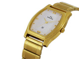 Maxima GOLD Men White Dial Analogue Watch - 47801CMGY