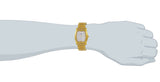 Maxima GOLD Men White Dial Analogue Watch - 47801CMGY