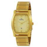 Maxima GOLD Men Gold Dial Analogue Watch - 47802CMGY