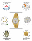 Maxima GOLD Women Silver Dial Analogue Watch - 48233CMLY