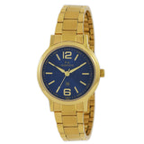 Maxima GOLD Women Blue Dial Analogue Watch - 48235CMLY