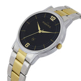 Maxima GOLD Men Black Dial Analogue Watch - 48294CMGT