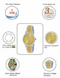 Maxima GOLD Women Beige Dial Analogue Watch - 48330CMLT