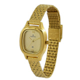 Maxima GOLD Women Beige Dial Analogue Watch - 49030CMLY